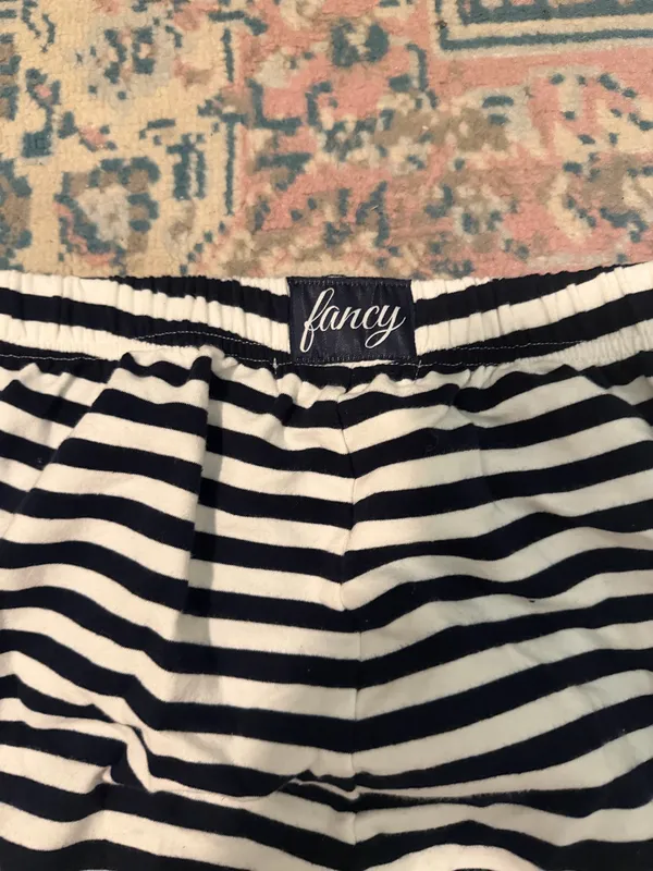 Shop Fancy Navy Striped Boxer Pants - Image 4