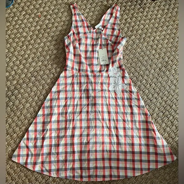 💋NWT A New Day Plaid Dress Sleeveless Size 2 - Image 2