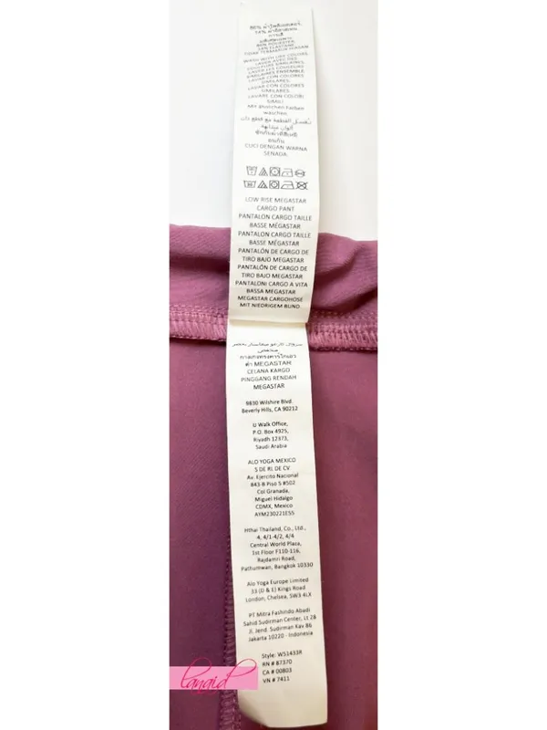 NEW Alo Megastar Cargo Pant Soft Mulberry High OR Low Rise Utility Hiking Jogger - Image 7