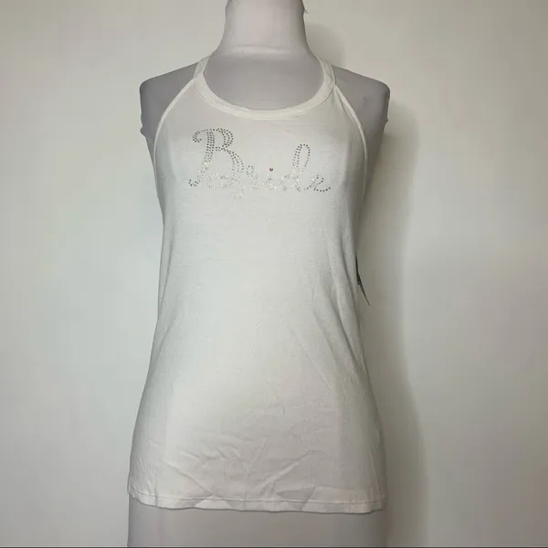 NWT Betsey‎ Johnson Bride Lace T-Back Tank Top - Image 3