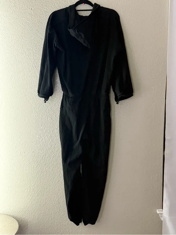 NAMA Enlighten Onesie Black Hooded Wrap Jogger Jumpsuit Athleisure M - Image 11