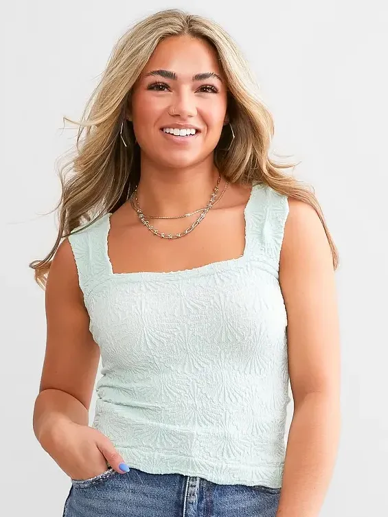 Free people love letter cami mist blue - Image 3