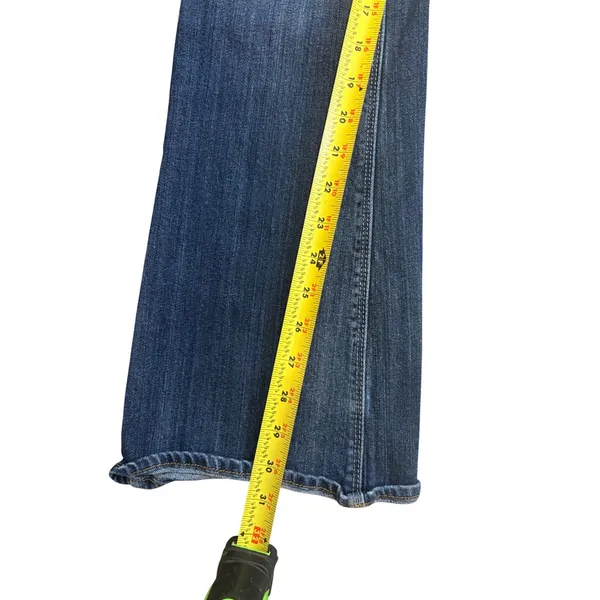 American Eagle Artist Low Rise Bootcut Jeans Dark Wash Size 6 Regular Y2K 0603 - Image 2