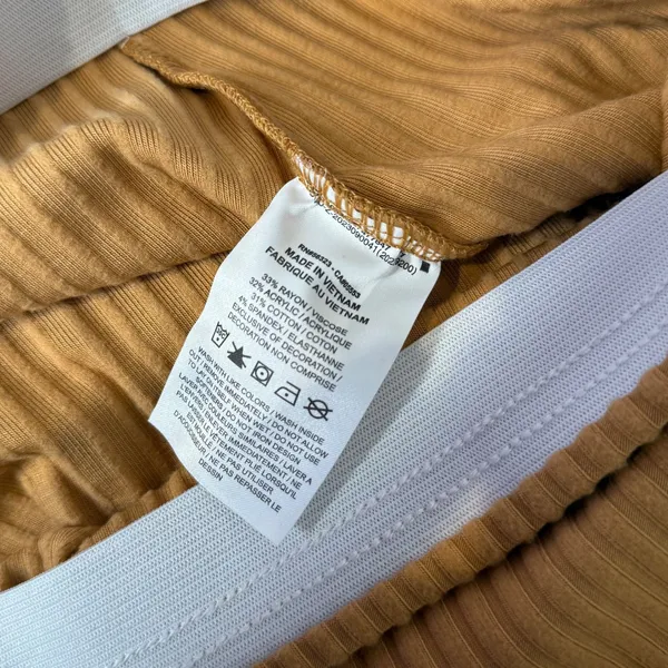 Nike Ribbed Knit Midi Slit Skirt Size S High Waist Stretch Pencil Straight‎ - Image 7