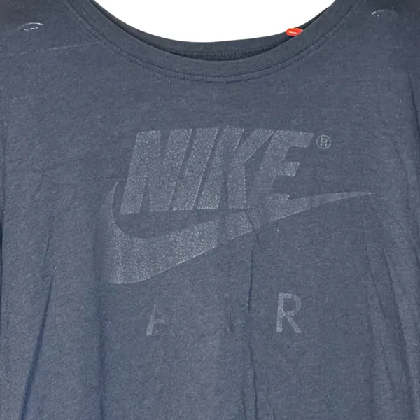 Nike Mens T-Shirt Swoosh Logo Athletic Cut Short Sleeve Pullover‎ Black Large - Image 2