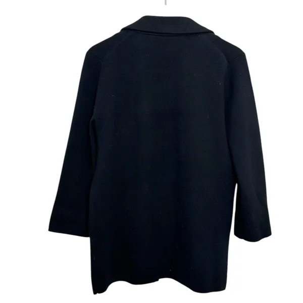 J. Crew Black Sophie Open-Front Sweater-Blaze Size Small - Image 5