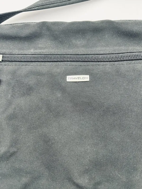 Travelon Anti Theft Classic Crossbody Bag Black RFID Blocking 11" x 9" Pockets - Image 2