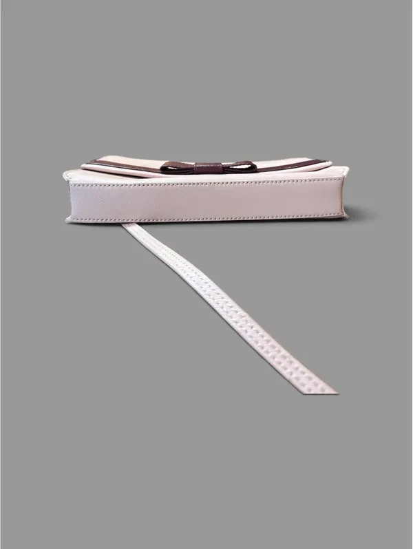 Kate Spade New York Pink and Purple Bow Crossbody Bag - Image 3