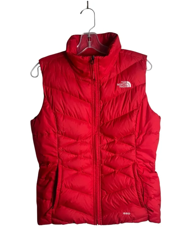The North Face Women's Alpz Down Vest Jacket Red M - Image 2