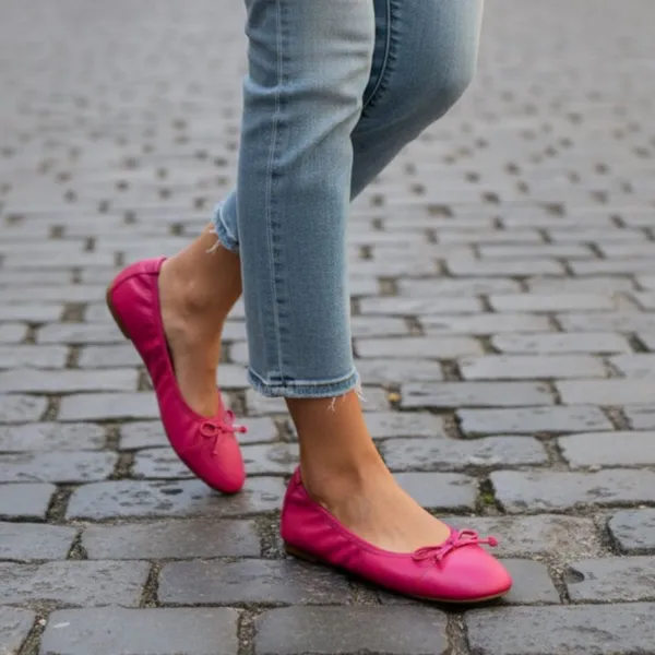 White Mountain Slip on  Pink Ballet Flats(Size 7.5M) - Image 3