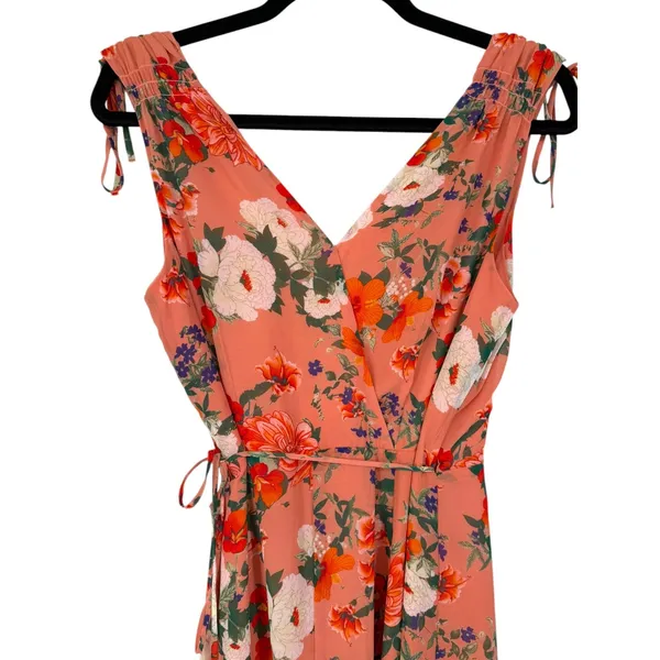NWT Eva Mendes NY&C Women's Floral Wrap Maxi‎ Dress Size Small Feminine Romantic - Image 7