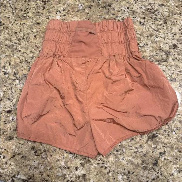 Free people movement FP women's the way home Shorts peach size small - Image 3