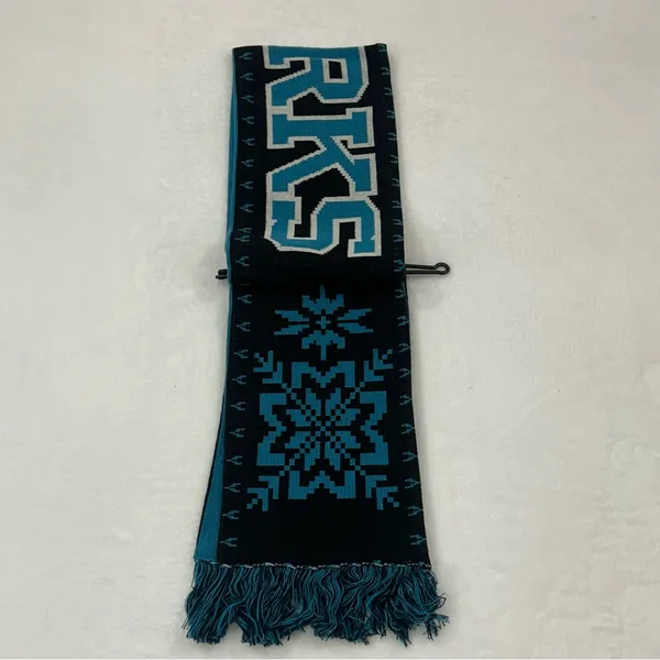 San Jose Sharks NHL Hockey Reebok Team Logo Acrylic Winter Scarf Scarve Unisex - Image 2