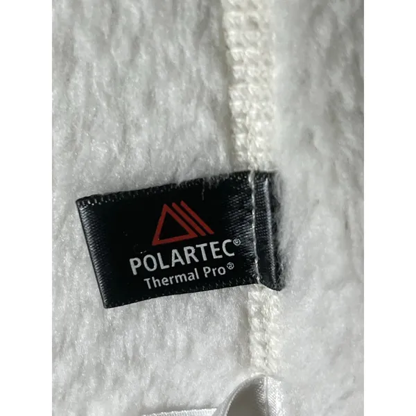 Patagonia Re-Tool Fleece Vest Women’s Ivory Cream Full Zip Outdoor Hiking Medium - Image 6