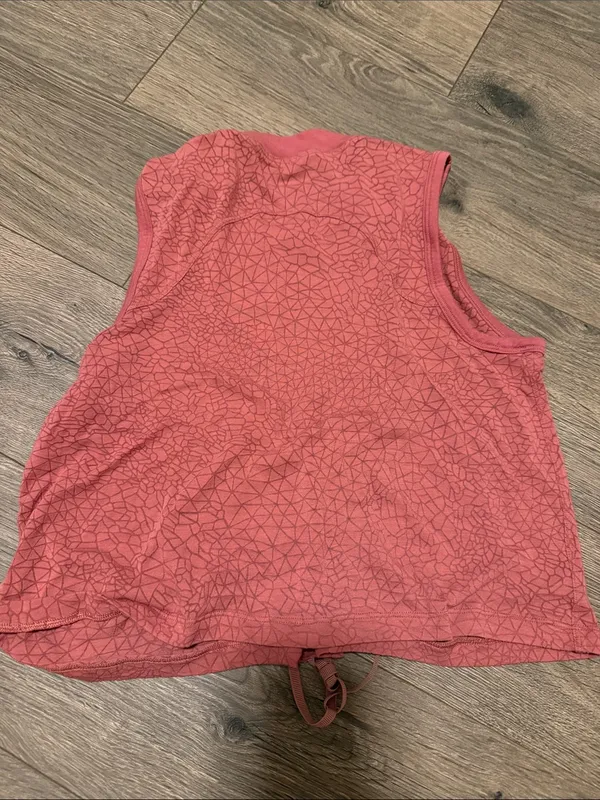 lululemon athletica Coral Pink Sleeveless Drawstring Tank - Image 2