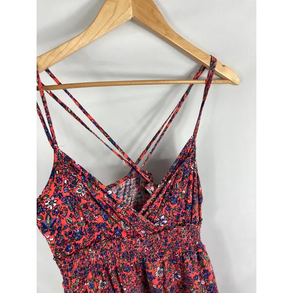 Universal Threads Floral Tiered Strappy Back Sleeveless Dress Medium - Image 3