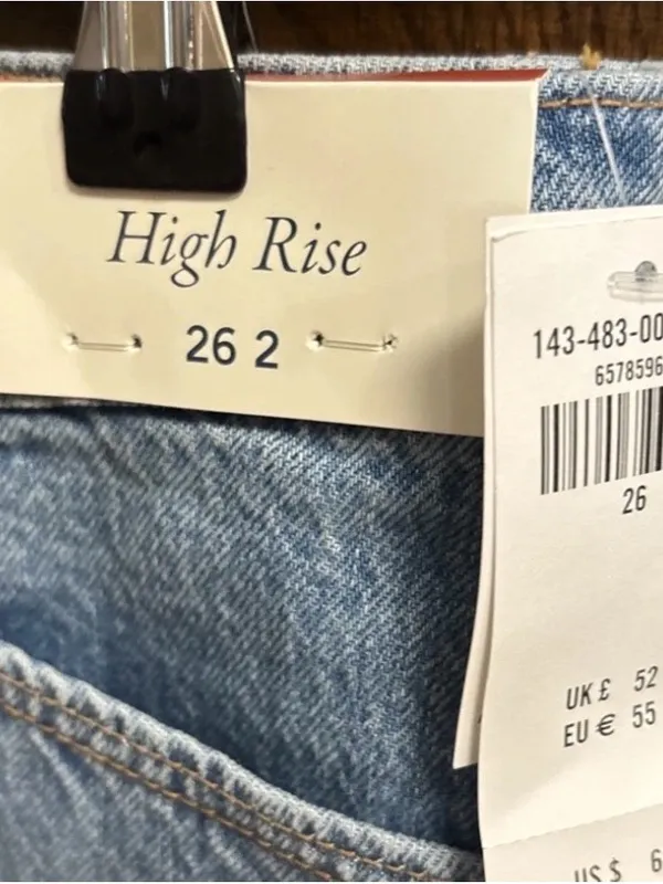 Abercrombie & Fitch Light Blue Denim Mini Skirt - Image 4