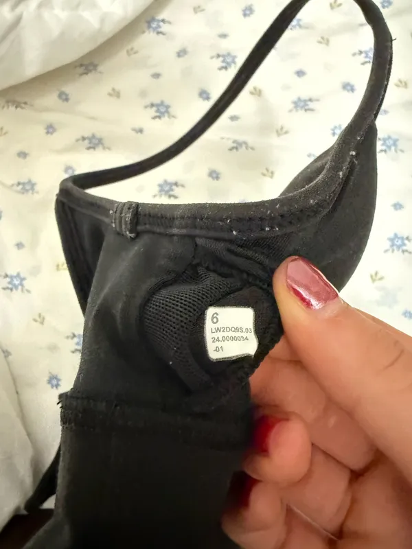 Lululemon Sports Bra Y Black - Image 3