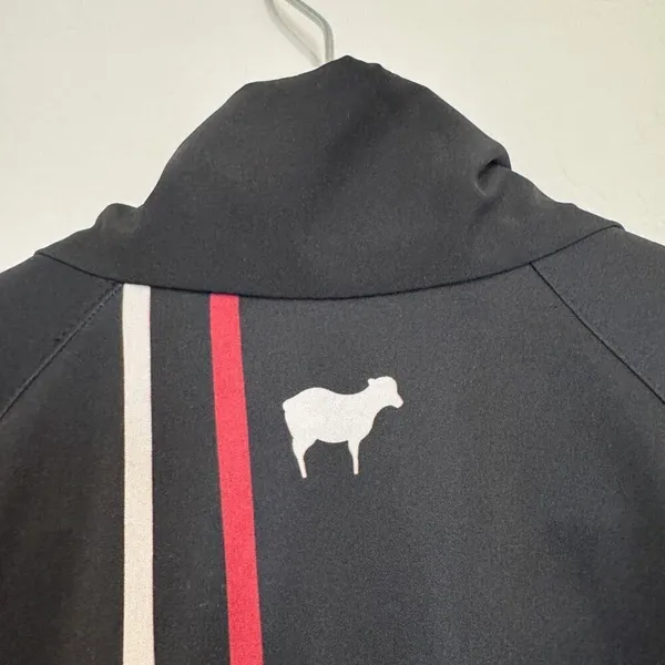 Goldsheep Star Print Quarter Zip Jacket‎ Small Streetwear Athleisure SpaceCore - Image 5