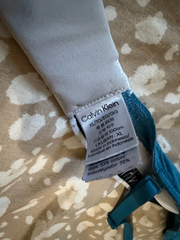 Teal Calvin Klein Bra - Image 3