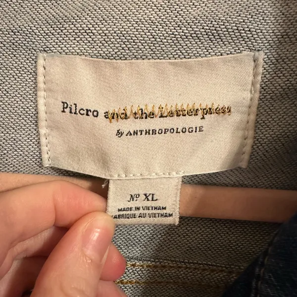 Pilcro and the Letterpress Classic Blue Jean Jacket - Image 2