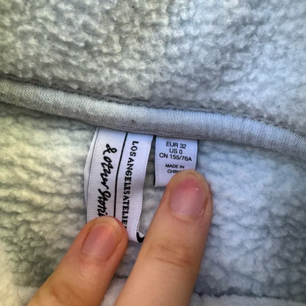 & other stories Fleece Mock Neck Pullover Sweatshirt - Image 8