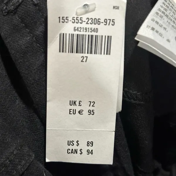 NWT Abercrombie & Fitch The Skinny High Rise size 4 - Image 4