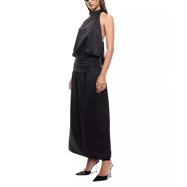 Lioness Sylvie Mock Neck Maxi Dress Size‎ Large - Image 3