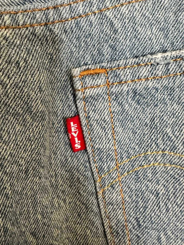 Levi’s 501 Denim Shorts Button Fly - Image 6