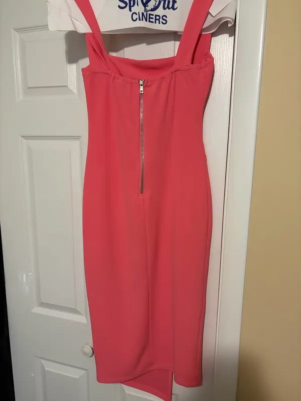 Hello Molly Midi Dress Pink - Image 3