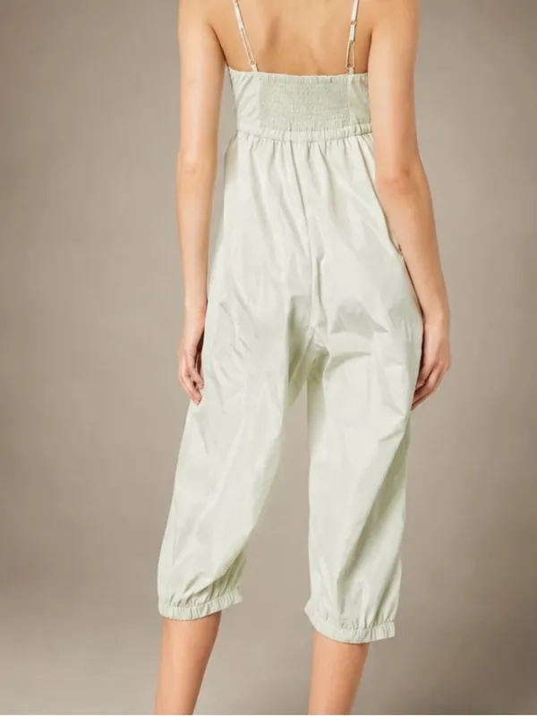 NWT FP Movement Down to Earth Onesie Jumpsuit in Summermist Light Green Small - Image 4