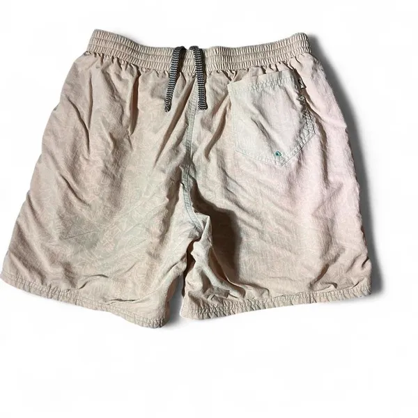 Nike Womens‎ Pink Paisley Pattern Swim Trunks Shorts Size L - Image 2