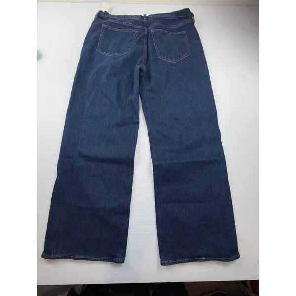 NWT Abercrombie & Fitch The 90s Relaxed High Rise Denim Jeans‎ 33 Short - Image 8