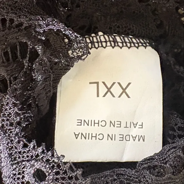 2X Avid Love Black Lace halter Chemise Teddy lingerie intimates - Image 7