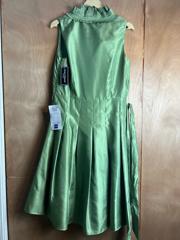 Jessica Howard Green Vintage Dress - Image 3