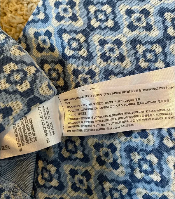 Hollister Social Tourist Blue Boho Western Crop Top Flare Pant Set - Image 5