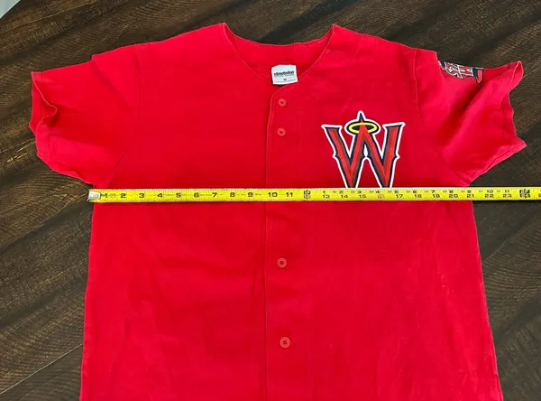 Streetwise 2003 Baseball Men’s Button Up Jersey West Coast Halo-Medium - Image 7