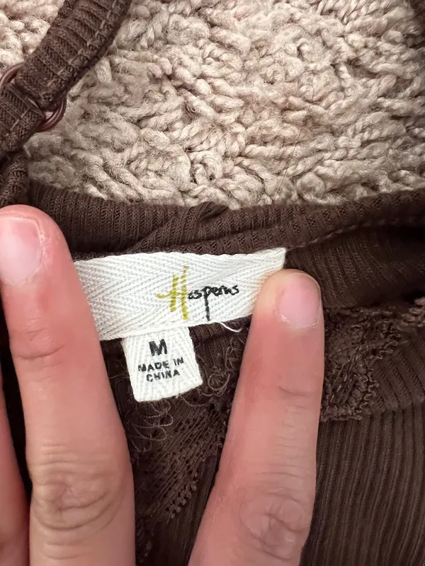 Haspens Tank top Brown Size M - Image 3