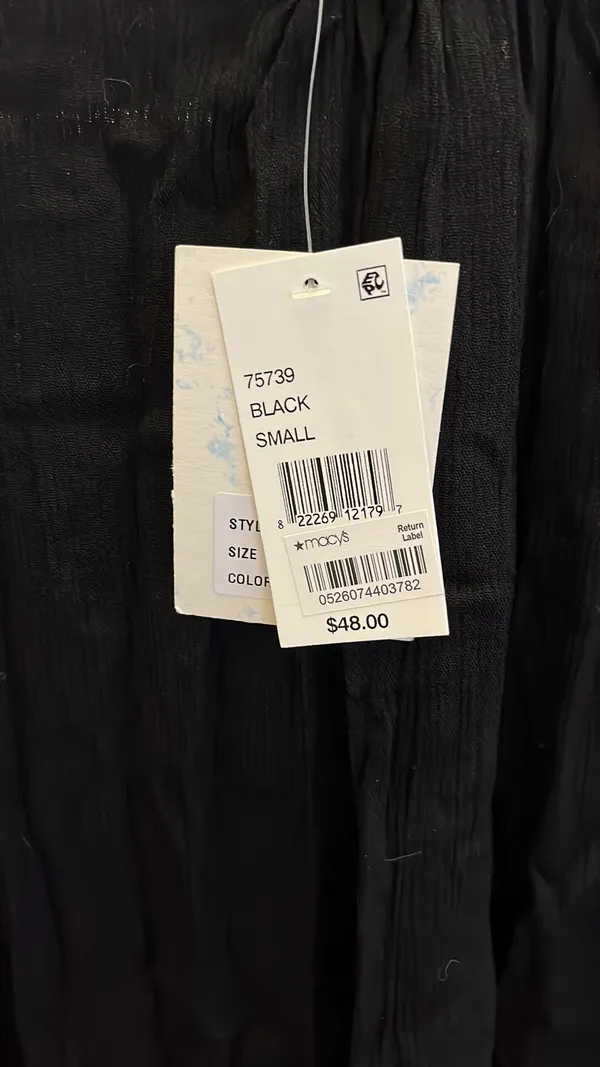 Raviya Beach Cover Up Dress Black - Image 3