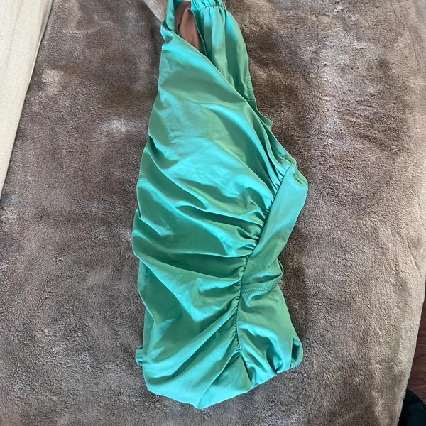 J crew one shoulder minty green bathing suit one piece - Image 5