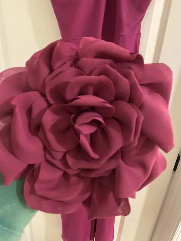 Quiz Purple Detachable Flower Dress - Image 6