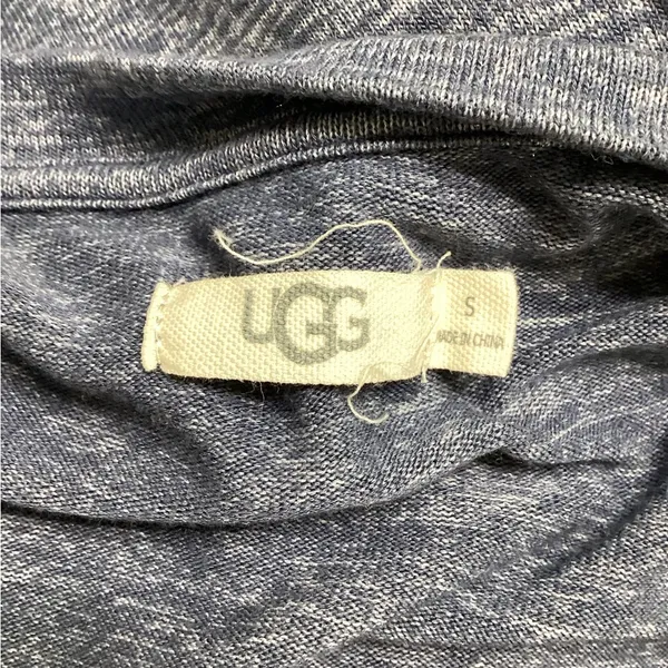 UGG Women's Heathered Blue Long Sleeve Top - Image 3