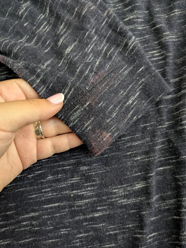 Victoria's Secret PINK Gray Long Sleeve Thin Sweatshirt Size M - Image 3