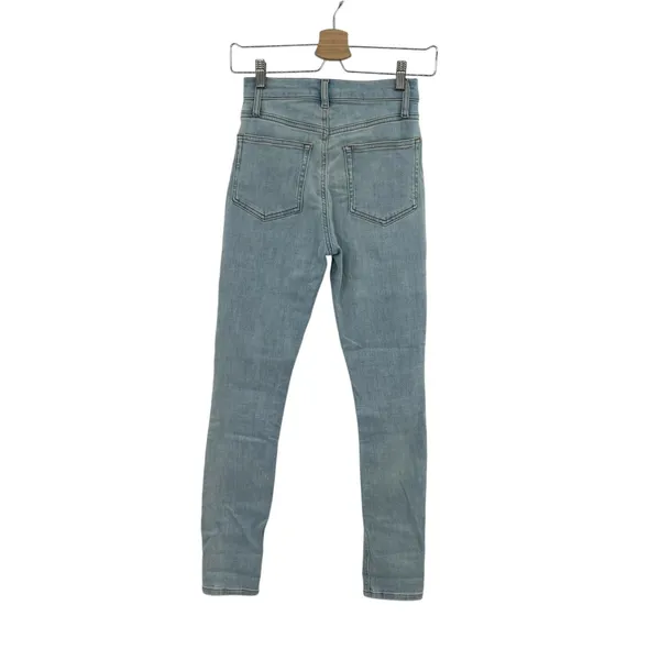 Reformation Harper High Rise Skinny Jeans Amalfi Light Wash Denim Blue‎ Size 24 - Image 9