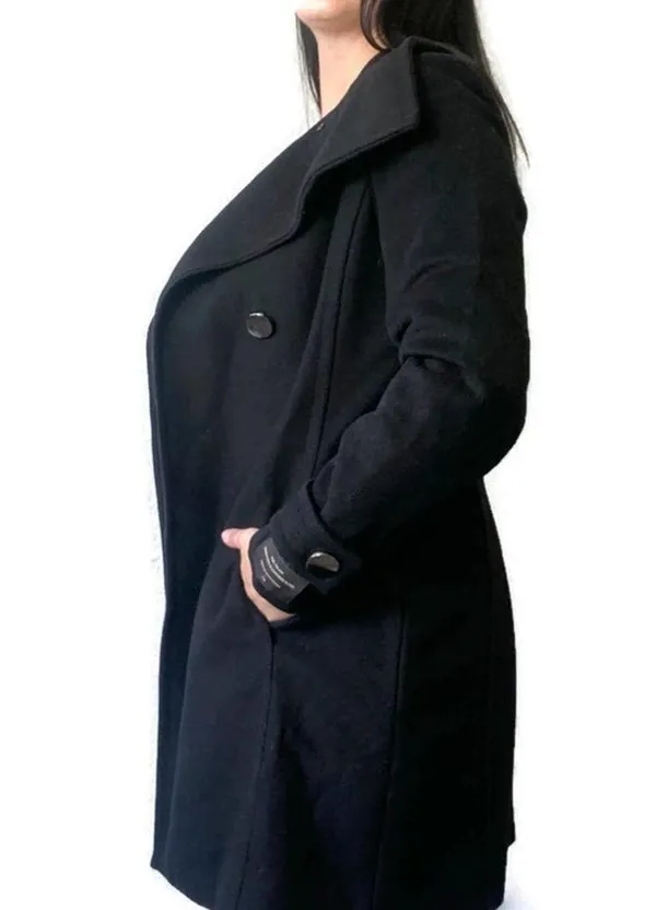 Aritzia Babaton Cashmere Wool Longline Coat Size Small - Image 2