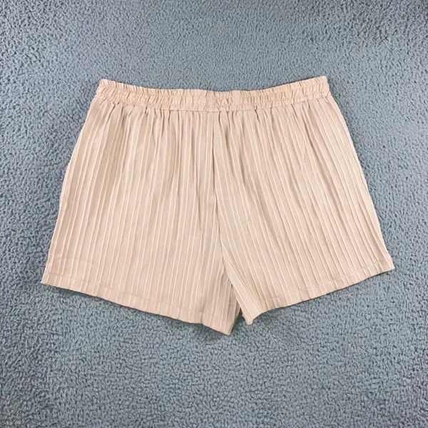 SheIn Women‎ 2 Pc Set 2XL Shorts and Button Up Shirt Relaxed Textured Vacation Resort - Image 14