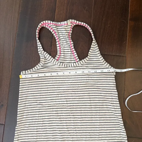 LULULEMON Modern Racerback Parallel Stripe Workout Tank Top Size 6 - Image 7