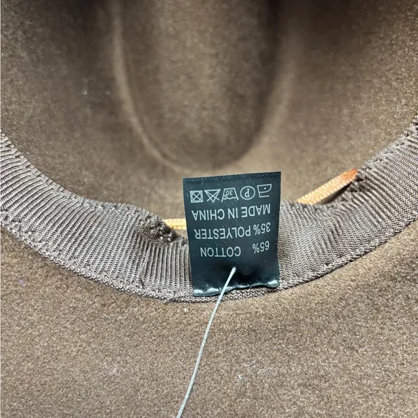 Brown Felt Hat with band - Image 9