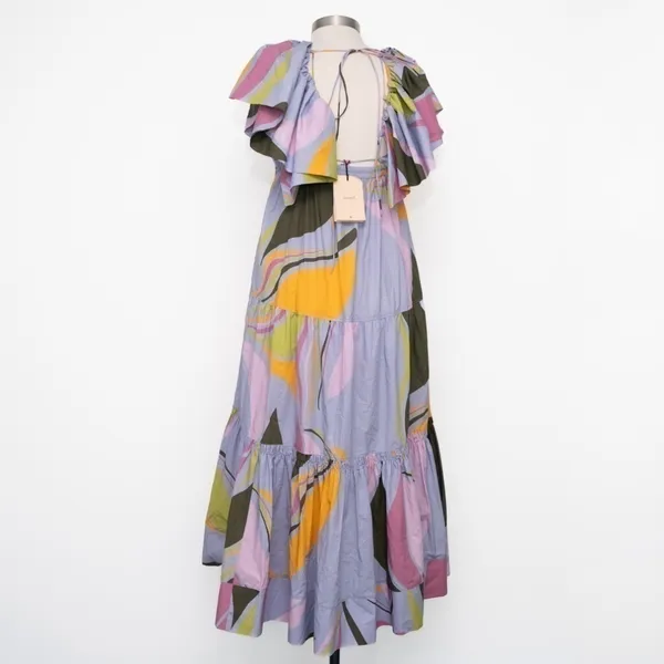 La Ligne Stella Cotton Maxi Dress Large‎ - Image 4