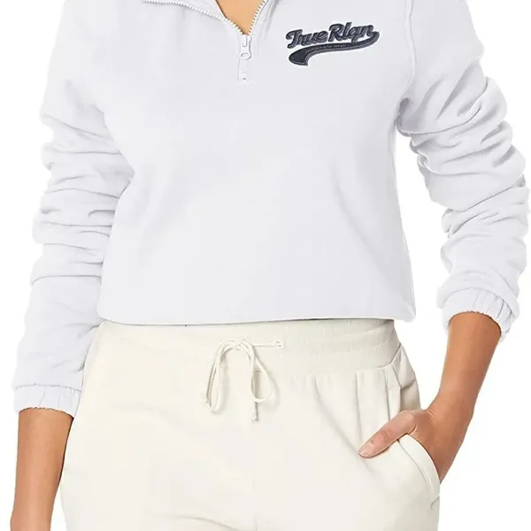 True Religion Flock Mock neck pullover large - Image 2